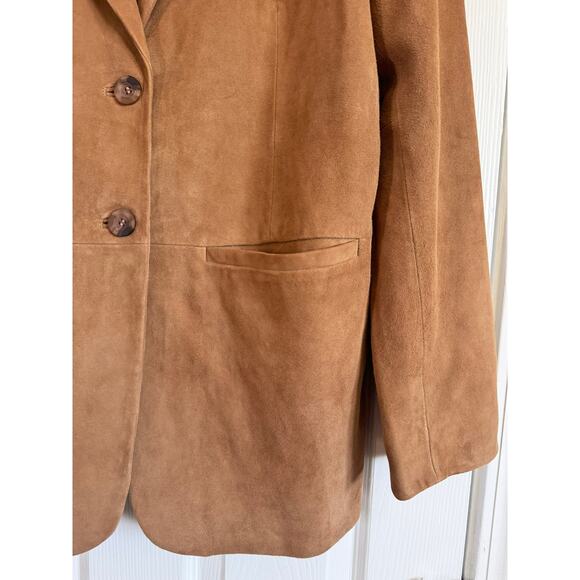 NWT REFORMATION Veda Leon Oversized Suede Blazer Pecan Medium M - Picture 7 of 10